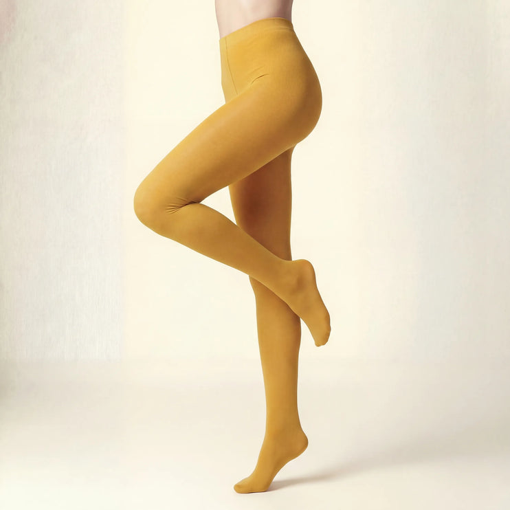 120 Denier Yellow Tights