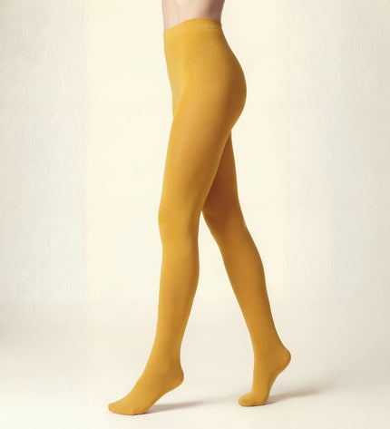120 Denier Yellow Tights
