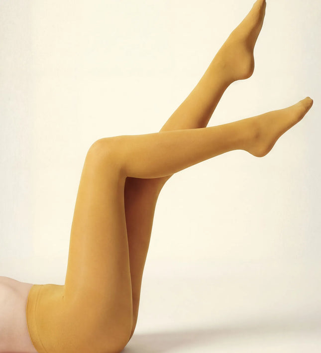 80 Denier Yellow Tights